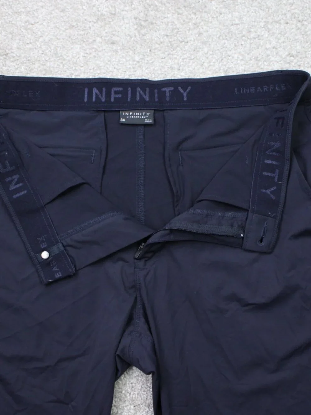 Infinity Linearflex Shorts Mens 34 Blue Performance 9